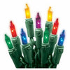 Christmas String to String Light Set, Multi/Green Wire, 100-Ct. Holiday Wonderland