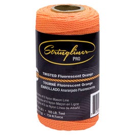 Construction Line, Fluorescent Orange, 1/4-Lb., 270-Ft. Stringliner