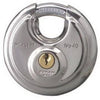 Disk-Shaped High-Security Shielded Padlock, 2-3/4 In. Wide Master Lock
