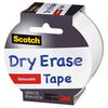 Dry Erase Tape, 1.88-In. x 5-Yds. Scotch