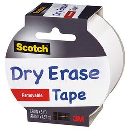 Dry Erase Tape, 1.88-In. x 5-Yds. Scotch