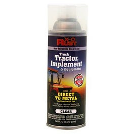 Enamel, Direct to Metal, Truck, Tractor, Implement & Equipment, Clear Gloss, 12 oz. Spray X-O Rust