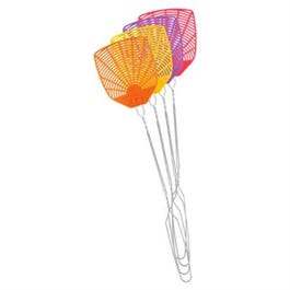 Fly Swatter, Plastic, Assorted Colors Various