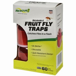 Fruit Fly Trap Attractant, Total Of 2.04-oz. Rescue