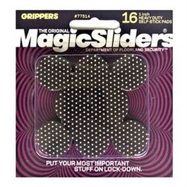 Gripper Pad, Self-Stick, 1-In., 16-Pk. Magic Sliders