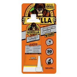 Heavy-Duty Construction Adhesive, 2.5-oz. Tube Gorilla