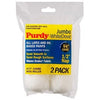 Jumbo Mini Roller Cover, White Dove, 4-1/2 x 1/2-In., 2-Pk. Purdy