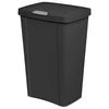 Kitchen Wastebasket, Touch Top, Black, 13-Gal. Sterilite