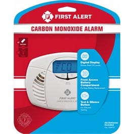 LED Carbon Monoxide Alarm, Battery-Operated First Alert