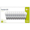 LED Light Bulbs, Frosted Daylight, 10-Watts, 760 Lumens, 10-Pk. GE
