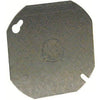 Octagon Cover, Flat, Steel, .5-In. Knockout, 4-In. Blank Raco
