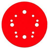 Orbital Sanding Disc, 12 Hole, Hook & Loop, 320-Grit, 5-In., 4-Pk. Diablo