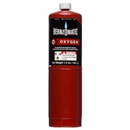 Oxygen Torch Cylinder, 1.4-oz. Bernzomatic