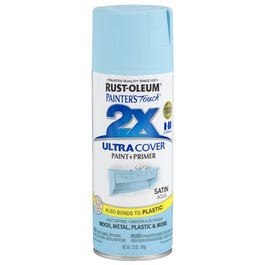 Painter's Touch 2X Spray Paint, Satin Aqua, 12-oz. Rust-Oleum