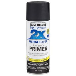 Painter's Touch 2X Spray Primer, Flat Black, 12-oz. Rust-Oleum