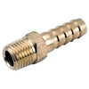 Pipe Fitting, Barb Insert, Lead-Free Brass, 1/4 Hose I.D. x 1/4-In. MPT Various