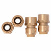 Pipe Fitting, Connector, 1/2 FNPT x 1/2-In., 4-Pk. SharkBite