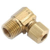 Pipe Fitting, Elbow, 90-Degree, Lead-Free Brass, 3/8 Compression x 1/4-In. MPT Anderson