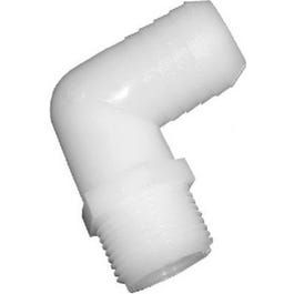 Pipe Fitting, Nylon Hose Barb Elbow, 3/4 ID x 3/4-In. MPT Various
