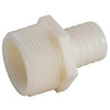 Pipe Fitting, Nylon Hose Barb, 3/8 ID x 1/4-In. MPT Various