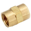 Pipe Fittings, Brass Coupling, Lead Free, 1/4-In. Various