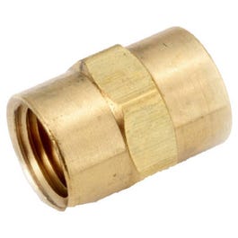 Pipe Fittings, Brass Coupling, Lead Free, 1/4-In. Various