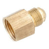 Pipe Fittings, Flare Connector, Lead-Free Brass, 1/4 Flare x 1/4-In. FPT Anderson