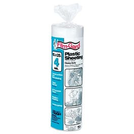 Polyethylene Sheeting, 4-Mil, Clear, 10 x 25-Ft. Film Gard