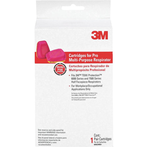 3M OV/AG/ P100 Multipurpose Replacement Filter Cartridge (2-Pack) 3M