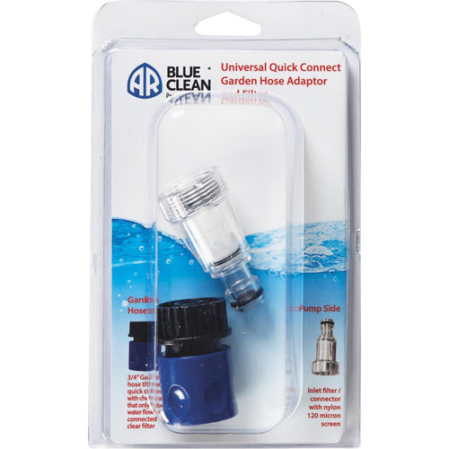 AR Blue Clean 3/4 Pressure Washer Quick Connect Socket Kit with Filter AR Blue Clean