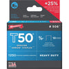 Arrow T50 Heavy-Duty Staple, 3/8 In. (1250-Pack) Arrow