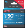Arrow T50 Heavy-Duty Staple, 9/16 In. (1250-Pack) Arrow