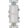 Broan 2-Function 15A 120V White Rocker Switch for Bathroom Exhaust Fan Broan